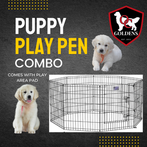 Puppy Exercise Play Pen Combo