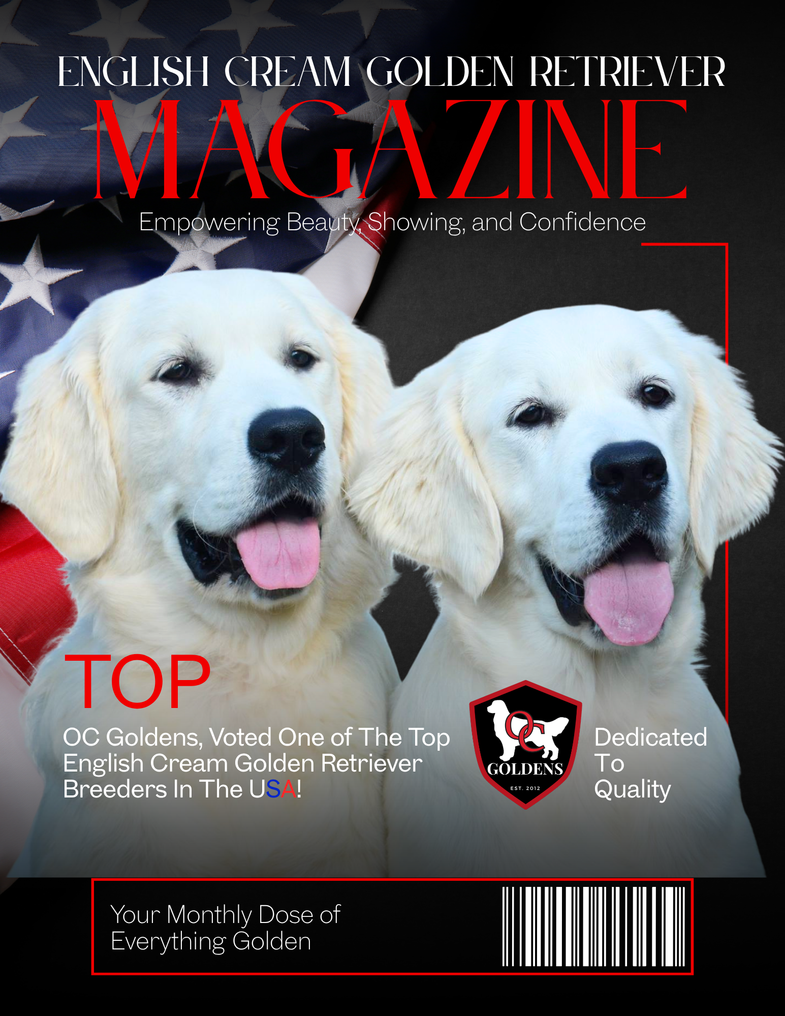OC Goldens Recognized as a Top Premier Golden Retriever Breeder Rooted in Oregon