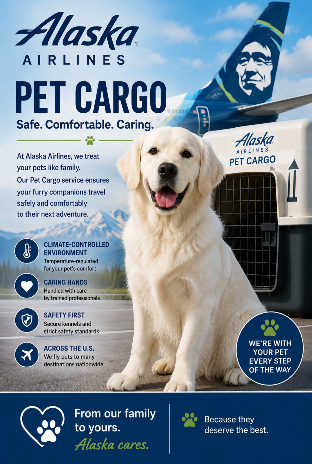 Alaska Airlines Shipping Package